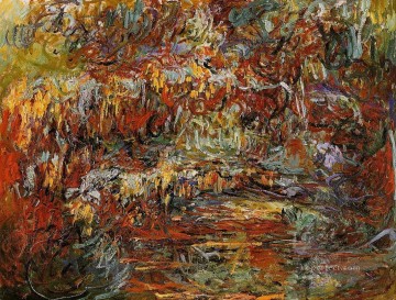 Flores Painting - El Puente Japonés VI Claude Monet Impresionismo Flores